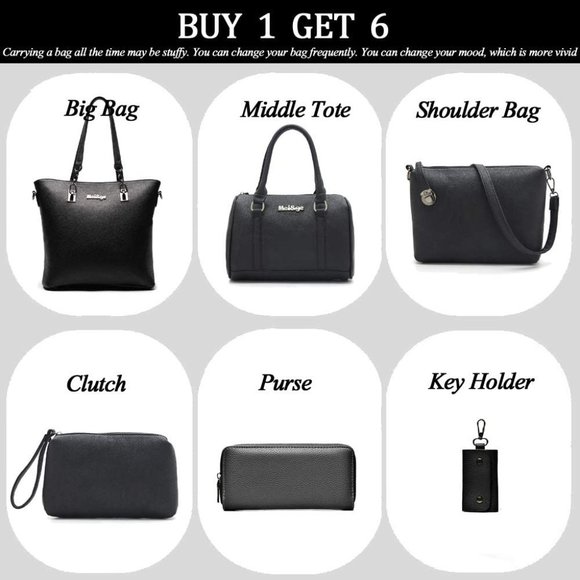 New 6 in 1 bundle * Designer Purses and Handbags - Picture 3 of 8